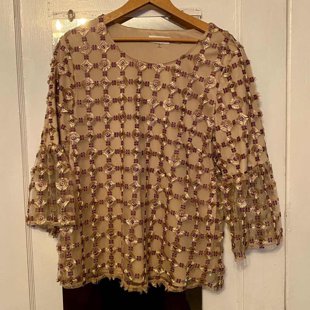 Calvin Klein Pullover Blouse size Medium